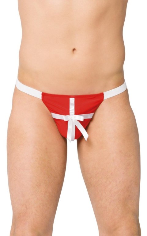 Zmysłowe stringi męskie SoftLine 4439 czerwone S/L SoftLine Collection