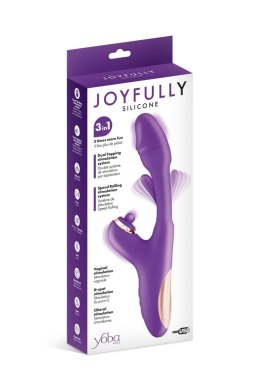Joyfully 3-in-1 Rabbit Vibrator with Tapotem purple Yoba