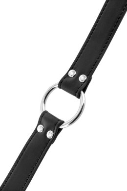 Knebel z metalowym pierścieniem Fetish Tentation czarny 48 mm Fetish Tentation