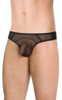 Stringi męskie super wycięte SoftLine 4525 czarne XL SoftLine Collection