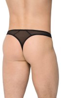 Stringi męskie super wycięte SoftLine 4525 czarne XL SoftLine Collection