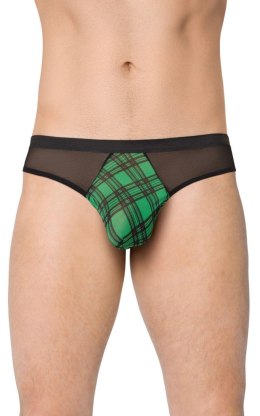 Stringi męskie super wycięte SoftLine zielone XL SoftLine Collection