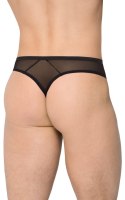 Stringi męskie wycięte SoftLine 4517 czarne XL SoftLine Collection