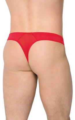 Stringi męskie wycięte SoftLine 4525 czerwone XL SoftLine Collection