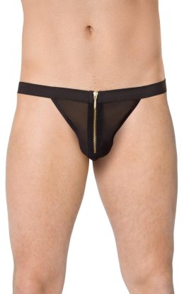 Stringi męskie wycięte SoftLine 4526 czarne One Size SoftLine Collection