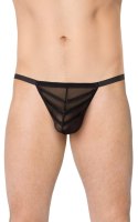 Stringi męskie wycięte SoftLine 4527 czarne OneSize SoftLine Collection