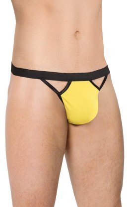 Stringi męskie wycięte SoftLine 4530 żółte OneSize SoftLine Collection