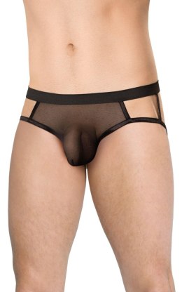 Super wycięte stringi męskie SoftLine 4521 czarne OneSize SoftLine Collection