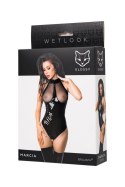 Body Wetlook Glossy Marcia czarne XL Glossy