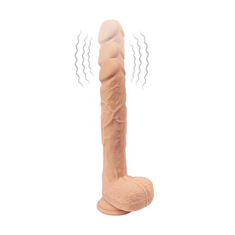 Dildo realistyczne wibrujące z ruchem Fantasy Zeus 21 cm z pilotem Fantasy