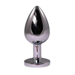 Korek analny Fantasy srebrny mały z czerwonym diamentem 7 cm Fantasy