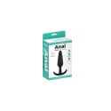 Korek analny silikonowy Fantasy czarny średni 10 cm Fantasy