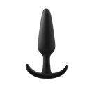 Korek analny silikonowy Fantasy czarny średni 10 cm Fantasy