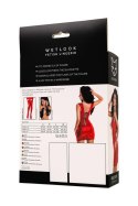 Sukienka Glossy Bessie Wetlook czerwona S Glossy