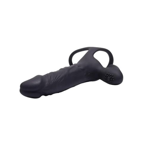 Dildo wibrujące do podwójnej penetracji Fantasy Hephaestus USB 19,5 cm Fantasy