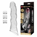 Przedłużka na penisa Pretty Love z modułami transparentna 28 cm Pretty Love