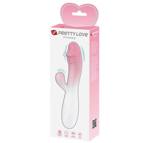 Wibrator króliczek Pretty Love Snappy jasnoróżowy 19 cm 30 funkcji Pretty Love