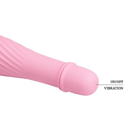 Wibrator silikonowy Pretty Love Solomon 10 funkcji bateria AAA 12 cm Pretty Love