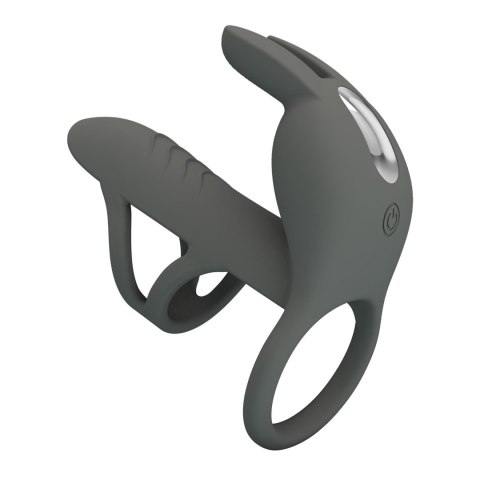 Nakładka wibrująca Pretty Love Master Ring silikonowa USB 4 cm Pretty Love