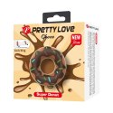Pierścień erekcyjny Pretty Love Choco Super Donut silikonowy supermiękki Pretty Love