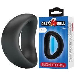 Pierścień erekcyjny silikonowy zakrzywiony Crazy Bull Valen Crazy Bull