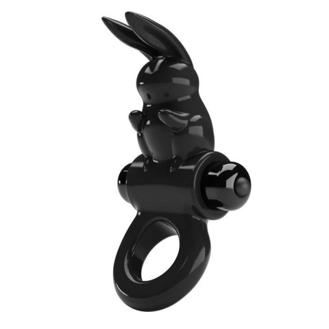Pierścień wibrujący Pretty Love Exciting Ring czarny 10 funkcji Pretty Love