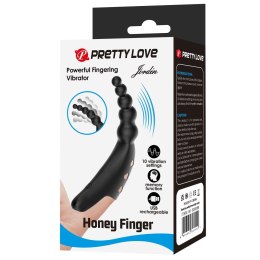 Silikonowa nakładka na palec Pretty Love Jordin 10 wibracji Pretty Love