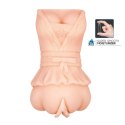 Masturbator wagina Crazy Bull z wibracją na baterie AAA Crazy Bull