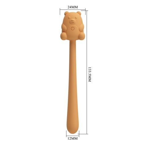 Stymulator łechtaczki Cute Bear Pretty Love 7 wibracji silikonowy USB Pretty Love