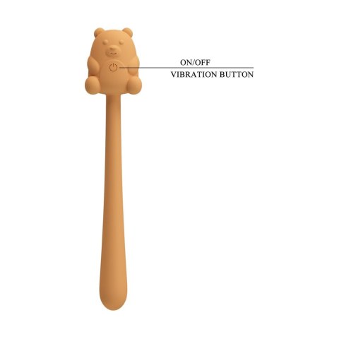 Stymulator łechtaczki Cute Bear Pretty Love 7 wibracji silikonowy USB Pretty Love