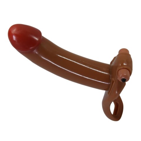 Uprząż z realistycznym pustym wibrującym dildem Pretty Love Bradden 17 cm Pretty Love