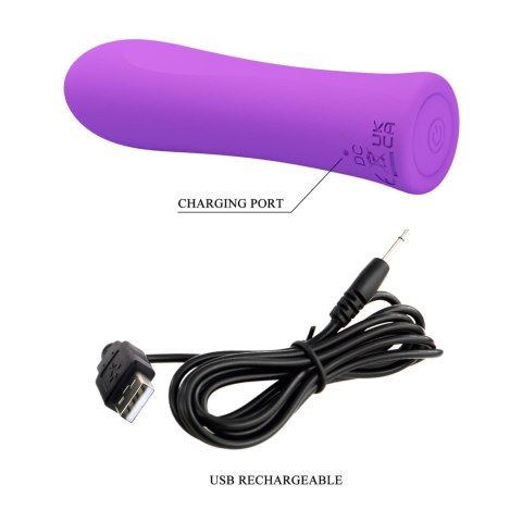 Wibrator mini Alfreda Pretty Love silikonowy 12 trybów USB Pretty Love