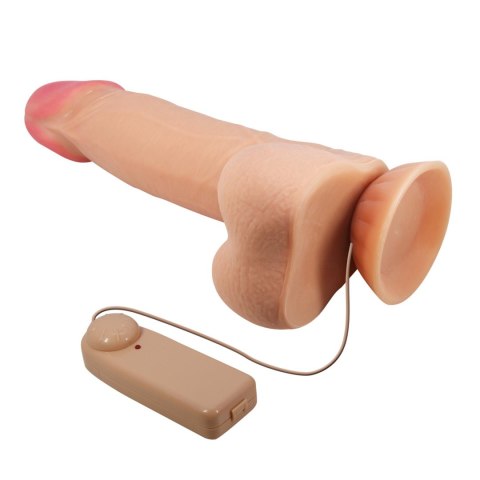 Wibrator realistyczny Baile Sliding Skin 8,5'' flesh z przyssawką BAILE