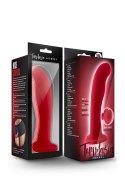 Dildo silikonowe Temptasia Jezebel czerwone z przyssawką 15 cm Blush