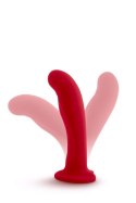 Dildo silikonowe Temptasia Jezebel czerwone z przyssawką 15 cm Blush