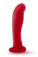 Dildo silikonowe Temptasia Jezebel czerwone z przyssawką 15 cm Blush