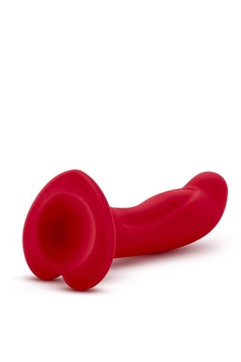 Dildo silikonowe Temptasia Jezebel czerwone z przyssawką 15 cm Blush