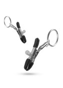 Klipsy na sutki metalowe EasyToys srebrne z pierścieniem Easytoys