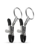 Klipsy na sutki metalowe EasyToys srebrne z pierścieniem Easytoys