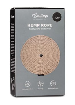 Konopna lina do bondage EasyToys brązowa 5m Easytoys