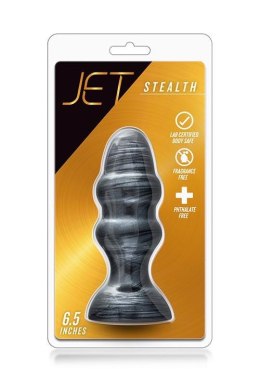 Korek analny Blush Jet Stealth czarny karbon metaliczny 16 cm Blush