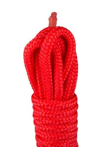 Lina nylonowa do bondage EasyToys czerwona 10m Easytoys