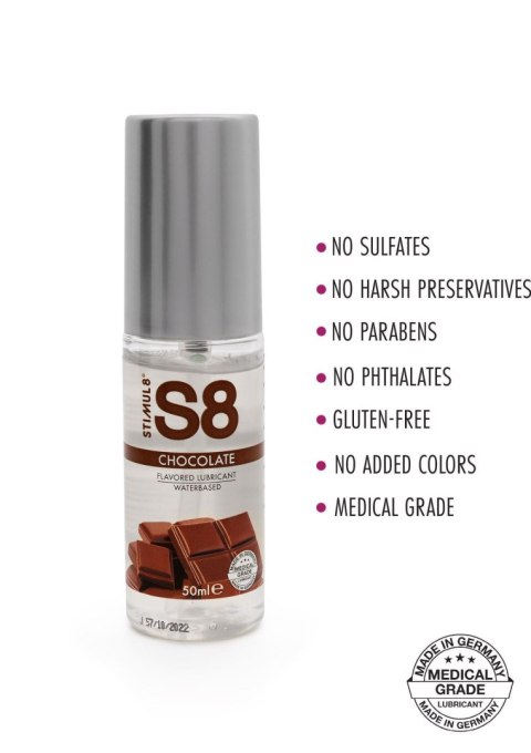 Lubrykant smakowy S8 czekoladowy 50 ml Stimul8 S8
