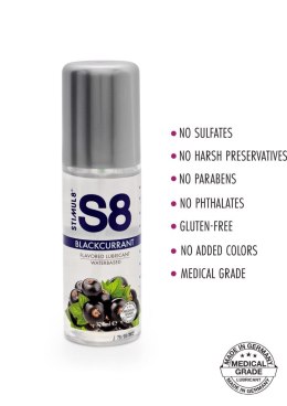 Lubrykant smakowy S8 o smaku czarnej porzeczki 125 ml Stimul8 S8