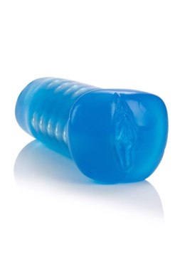 Masturbator z koralikami BasicEssentials Calexotics niebieski 13 cm CalExotics