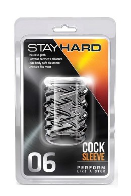 Nakładka na penisa TPE Stay Hard Blush przezroczysta 2 5 cm Blush
