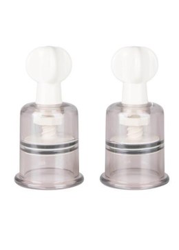 Pompki ssące na sutki i łechtaczkę EasyToys Medium transparentne 2 szt Easytoys