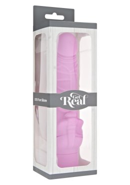 Wibrator realistyczny silikonowy ToyJoy różowy 22 cm wodoodporny TOYJOY