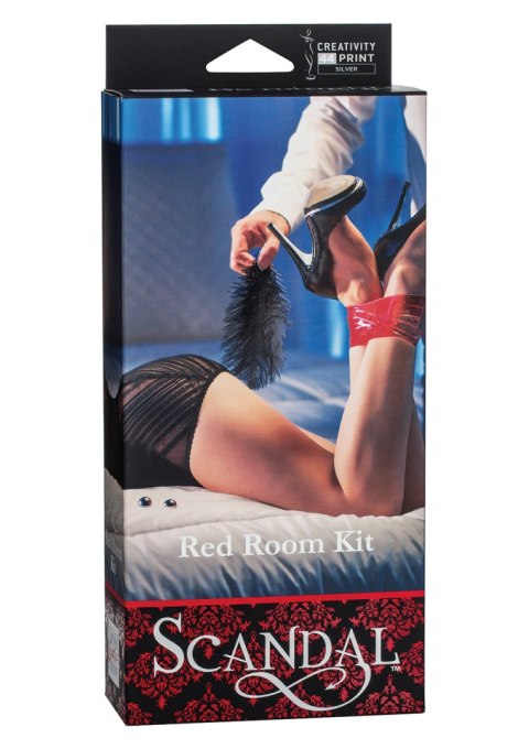 Zestaw Scandal Red Room Kit Calexotics czerwony taśma 18 m CalExotics