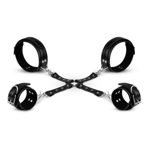 Kajdanki hogtie na ręce i nogi Bedroom Fantasies czarne Bedroom Fantasies